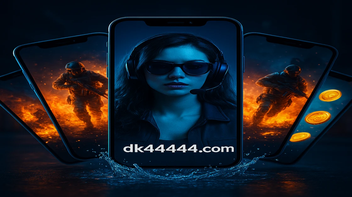 DK4444 মোবাইল গেমিংয়ের বৈচিত্র্যময় জগৎ প্রদর্শনের জন্য একটি স্মার্টফোন সংগ্রহ, যেখানে DK4444–র ৭৭৭ প্ল্যাটফর্ম-ভিত্তিক গেম থেকে তীব্র, অ্যাকশন-ভিত্তিক শুটার গেম পর্যন্ত দেখা যায়।